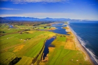 Aerial;Karamea;West_Coast;mountains;valleys;Karamea_river;Tasman_Sea;Sand_bar;go