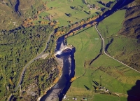 Aerial_Marui_River_Falls_Buller_Region;rivers;line;Road;bush;native_forrest;stat