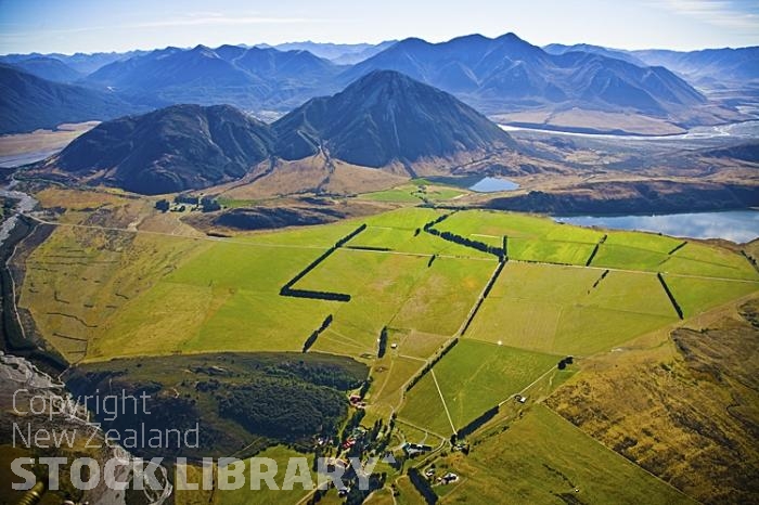 Aerial;Arthur's Pass Route Canterbury;mountains;hills;Lakes;Waimakariri River;tussock grass;tussock;rail lines;railway;freight trains;tourist trains;bush;native forrest;state highway 73;Grasmere Lodge;Lake Grasmere;Lake Sarah;Lakes;Cass;Cass Railway Station