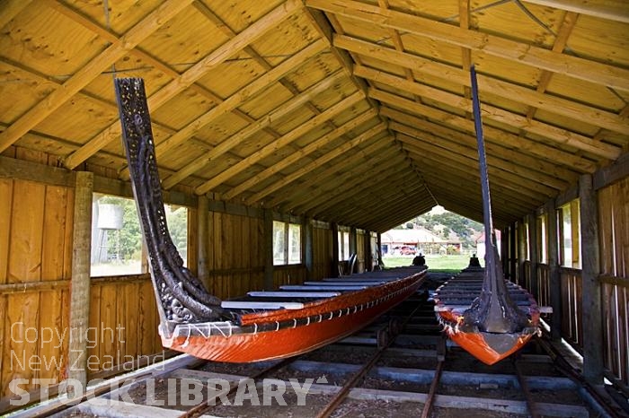 Banks Peninsula;Canterbury;Green Paddocks;green fields;bush;native;forrest;french settlement;french culture;harbour;Okains Bay;Waka;Waka Boatshed;Waka shed