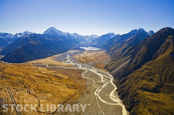 Aerial;Lake Pukaki;South Canterbury;Canterbury;Tasman Glacier;Tasman River;Mount Cook;Mt Cook;airfield;airport