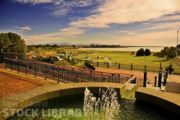 Timaru;South Canterbury;Canterbury;Caroline Bay;Piazza;fountain