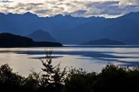 Lake_Manapouri;Fiordland;mountains;hills;rivers;Road;State_Highway_95;bush;nativ