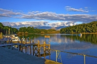 Lake_Manapouri;Fiordland;mountains;hills;rivers;Road;State_Highway_95;bush;nativ