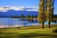 Lake_Te_Anau;Fiordland;mountains;hills;rivers;Road;State_Highway_94;bush;native_