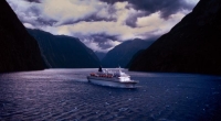 Milford_Sound;Fiordland;mountains;Cruise_Ship