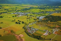 Aerial;Takaka;Golden_Bay;hills;rivers;Road;bush;native_forrest;green_fields;gree