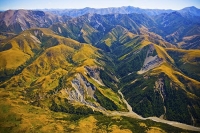 Aerial;Inland_Kaikoura_Road;Kaikoura;bush;native_forest;Kahutara_River;seaward_K