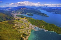 Aerial;Picton;Waikawa;Marlborough_Sounds;Marlborough;bush;native_forrest;hills;m