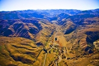 Aerial;Lindis_Pass;Otago;SH_8;Lindis_Valleys