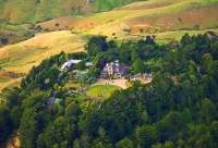 Aerial;Otago_Peninsula;Otago;harbour;golden_sands;Larnach_Castle