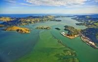 Aerial;Port_Chalmers;Otago_Peninsula;Otago;golden_sands;gothic_buildings;Heritag