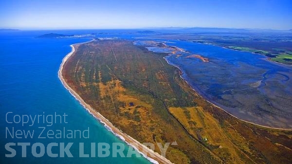 Aerial;Bluff;Southland;Awarua Bay;Bluff;Tiwai Point