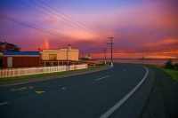 Bluff;Southland;Sunrise;Tiwai_Point;Bluff;rainbow;ships