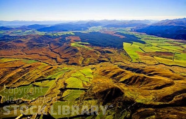 Aerial;Gore to Te Anau;Southland;mountains;hills;rivers;Road;bush;native forrest;state highway94;Dairy farm;dairy farming;green fields;green paddocks;bluffs;cliffs;River;Oreti river;sheep farming;Lake Te Anau;Burwood Bush;the Gorge;the Key