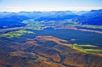 Aerial;Gore_to_Te_Anau;Southland;mountains;hills;rivers;Road;bush;native_forrest