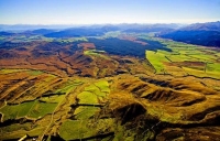 Aerial;Gore_to_Te_Anau;Southland;mountains;hills;rivers;Road;bush;native_forrest