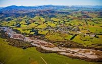 Aerial;Gore_to_Te_Anau;Southland;mountains;hills;rivers;Road;bush;native_forrest