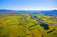 Aerial;Gore_to_Te_Anau;Southland;mountains;hills;rivers;Road;bush;native_forrest