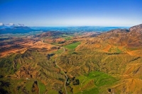 Aerial;Gore_to_Te_Anau;Southland;mountains;hills;rivers;Road;bush;native_forrest