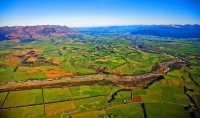 Aerial;Gore_to_Te_Anau;Southland;mountains;hills;rivers;Road;bush;native_forrest