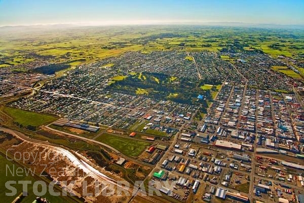 Aerial;Invercargill;Southland;state highway1;Waverley;Windsor;Hawthorndale;Georgetown;Heidelberg;Kingswell;Tisbury;Bushy Point;Airport;queenspark