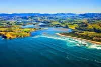 Aerial;The_Catlins;Southland;hills;rivers;Road;bush;native_forrest;green_fields;