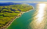 Aerial;The_Catlins;Southland;hills;rivers;Road;bush;native_forrest;green_fields;