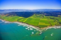 Aerial;The_Catlins;Southland;hills;rivers;Road;bush;native_forrest;green_fields;