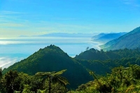 Granity;West_Coast;cliffs;bluffs;blue_sky;blue_sea;bush;native_forrest;Rail_line