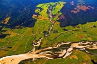 Aerial;Greymouth;West_Coast;State_Highway_6;mountains;valleys;Grey_river;Tasman_