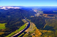 Greymouth;West_Coast;State_Highway_6;mountains;valleys;Grey_river;Tasman_Sea;Gre