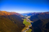 Aerial;Haast_Pass_Route;West_Coast;State_Highway_6;mountains;valleys;rivers;Lake