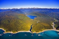 Aerial;Haast_to_Hokitika;West_Coast;mountains;valleys;river;Tasman_Sea;State_hig