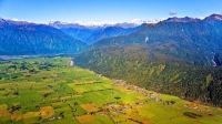 Aerial;Haast_to_Hokitika;West_Coast;mountains;valleys;river;Tasman_Sea;State_hig