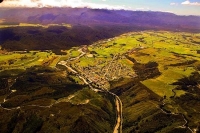 Aerial;Reefton;West_Coast;mountains;valleys;Inangahua_River;Grey_Valley