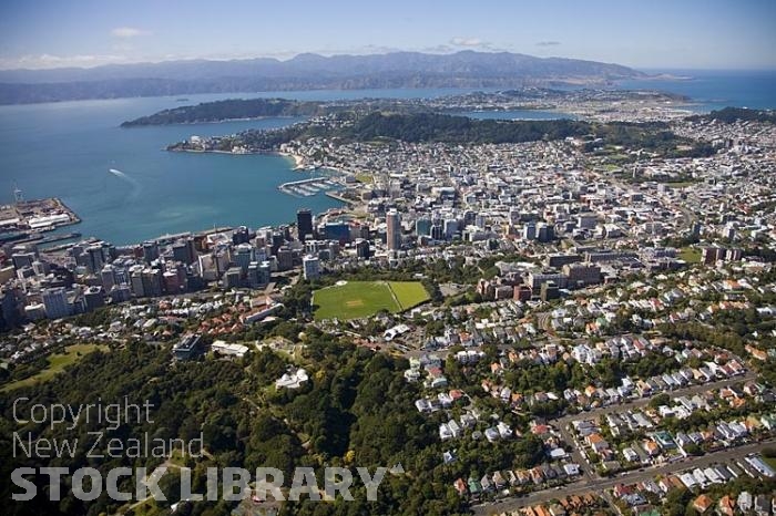 Aerial-Wellington-city looking east