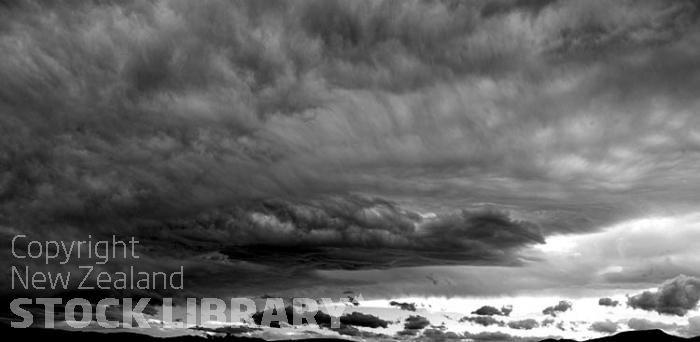 Angry sky Monochrome