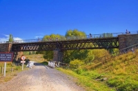 Hyde;Otago;Rail_trail;rail;bridge;cycleway;spanning;road_bridge;box_girder_bridg