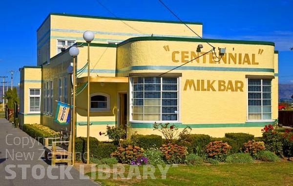 Ranfurly;Otago;Art Deco Milk Bar;Art Deco;Milk Bar